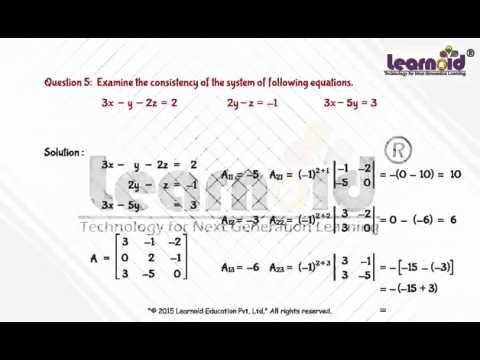Determinants: Solved Example -15