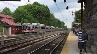 SEPTA HD 60fps: Paoli/Thorndale Line Afternoon Action @ Paoli Station 5/24/16