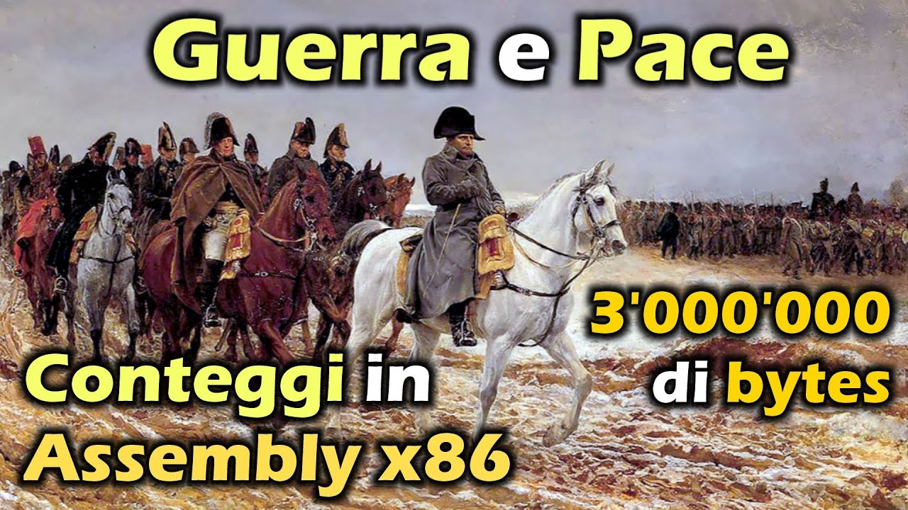 Frequenza delle lettere nella lingua italiana / Assembly x86