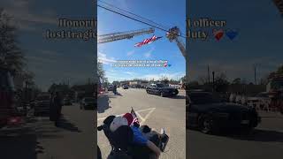 Honoring the life of a local officer lost tragically in the line of duty. #viral
