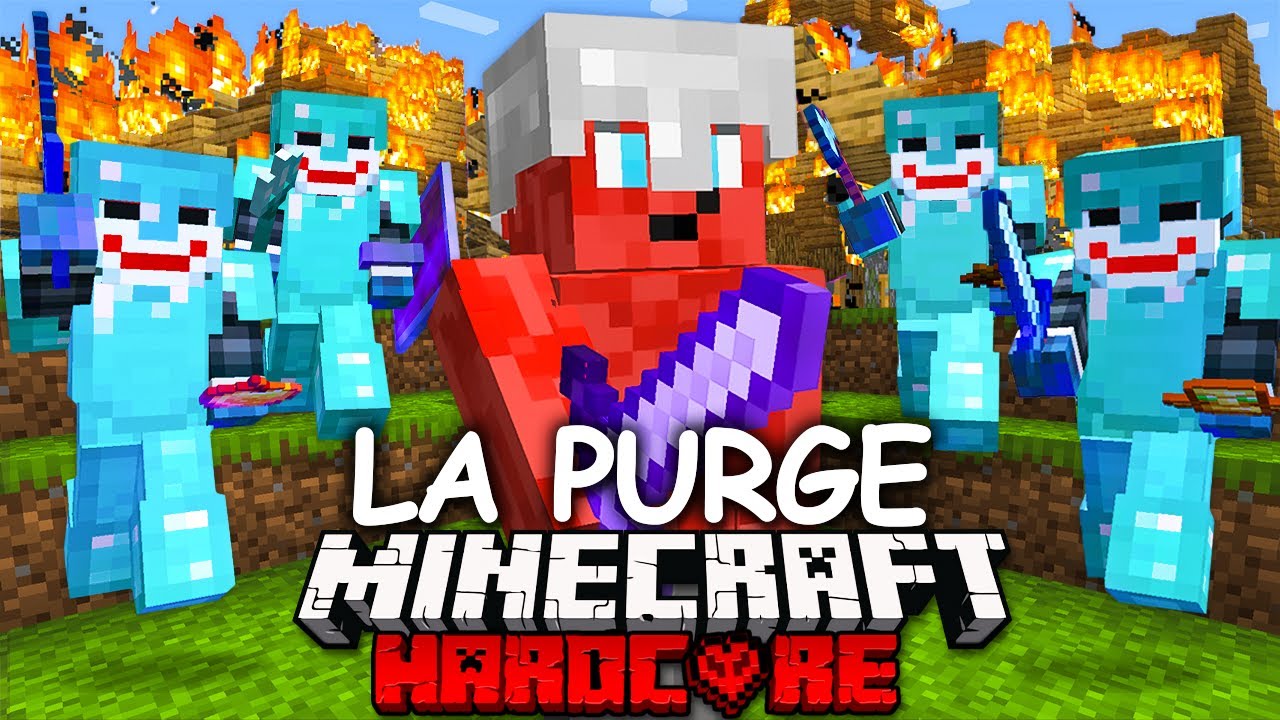 100 Joueurs Simulent la PURGE dans Minecraft