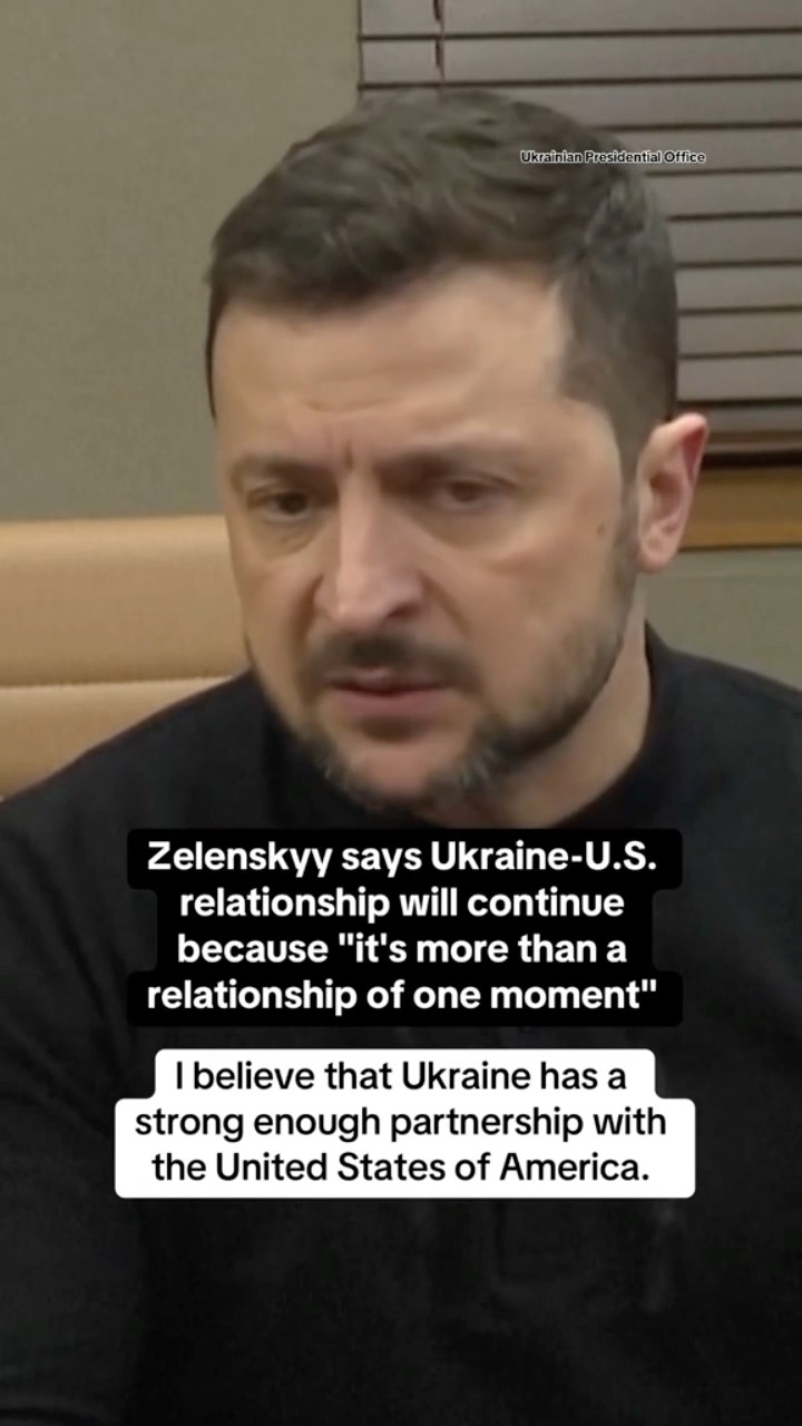 Zelenskyy says Ukraine-U.S. relationship will continue #shorts