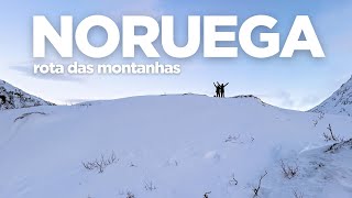 ROTA DAS MONTANHAS na NORUEGA: casa sami, lago congelado, FJORDS e paisagens deslumbrantes! 4K 🇳🇴