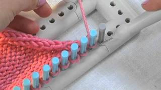 Loom Knitting: How to Decrease (K2tog) for Single Knitting