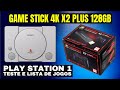 Testando Jogos de PS1 no Game Stick 4k X2 Plus 128GB e Mostrando Lista