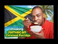 The BES Jamaican Cornmeal Porridge Recipe! Coconut Milk, Nutmeg & Water Crackers 🇯🇲🥣