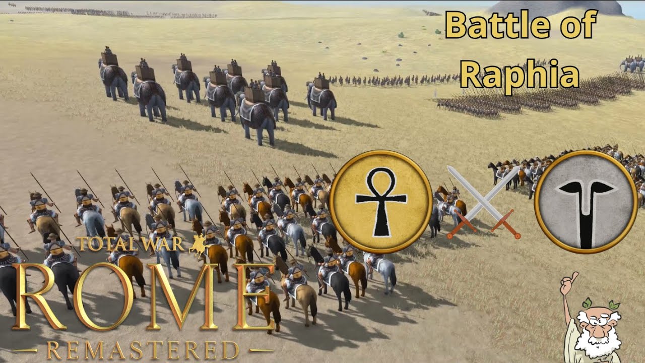 The Battle of Raphia (Very Hard) in Rome Remastered - YouTube