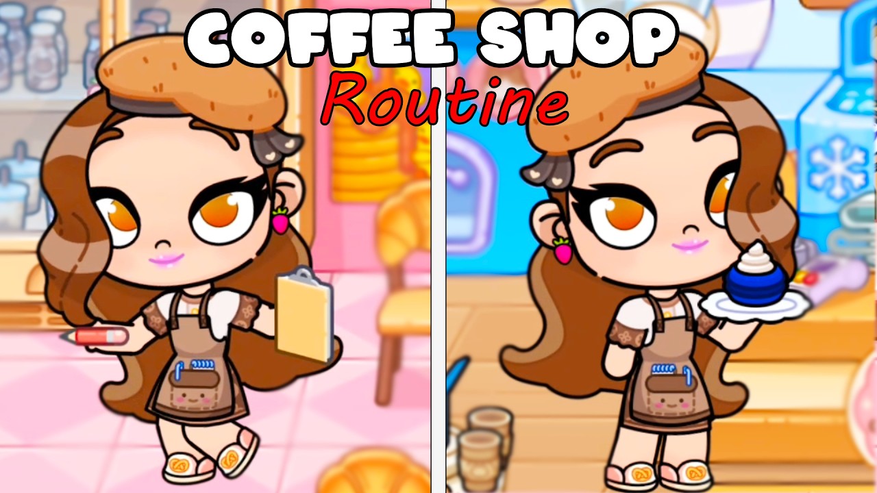 My Coffee Shop Night Routine ☕🍂 | Avatar World