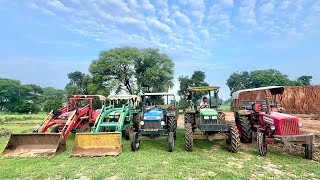 Mahindra Arjun 605 Loader and John Deere 5305 Loader Loading Mud Fully Trolley | Sonalika 