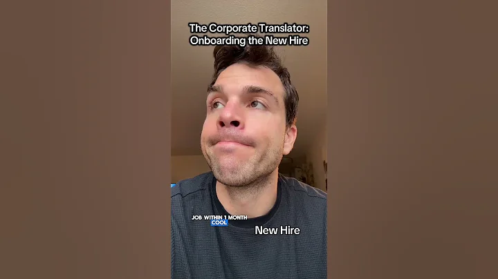 The Corporate Translator joins you as you start a new job #corporate #corporatelife #corporatehumor