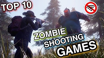 Top 10 Best OFFLINE Zombie Shooting Games For Android | Best Offline Zombie Shooting Games | 🧟‍♂️