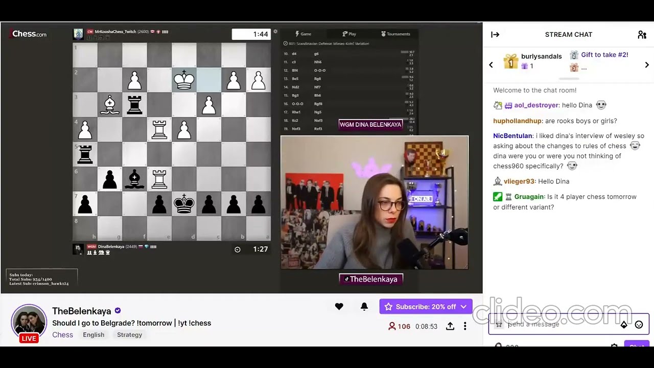 Dina Belenkaya asks 9LX WC Wesley So what rules to change