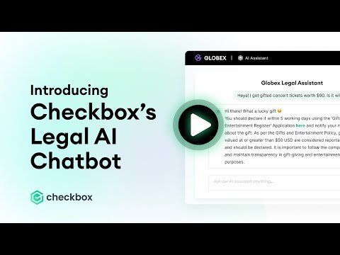 Meet Checkbox's Legal AI Chatbot - video from Checkbox