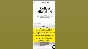 Why Visit Superrare.com \\ Insanely Useful NFT Websites Part #3 #shorts