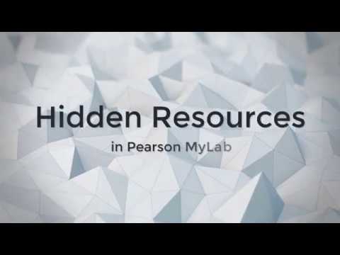 Hidden Resources in Pearson MyLab And Mastering
