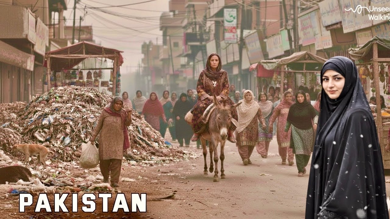 Жизнь в Пакистане 🇵🇰 | Пешеходная экскурсия по Старому городу Лахора (ворота Бхатти)