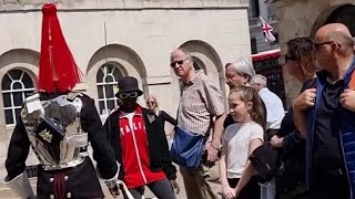 4x 'MAKE WAY' TO THE KING'S GUARD Rude Tourists DISRESPECT the Horse Guards in London by Royal Rover Tales 2,532 views 3 weeks ago 1 minute, 41 seconds