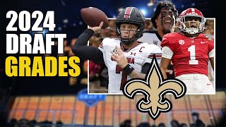 Grading the New Orleans Saints 2024 NFL Draft | CBS Sports Reaction Video