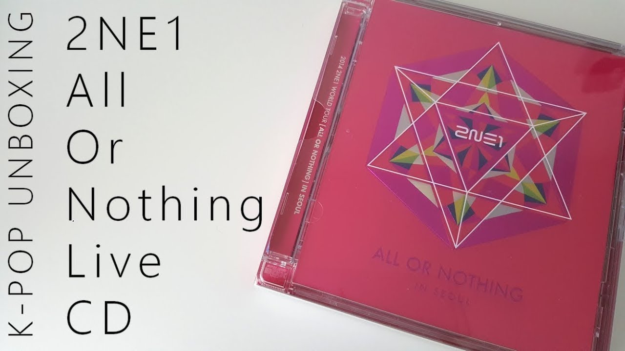 ♤♡◇♧ 2NE1 All Or Nothing AON Live CD | Unboxing - YouTube