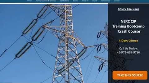 NERC CIP Training Bootcamp | Crash Course - Tonex.Com