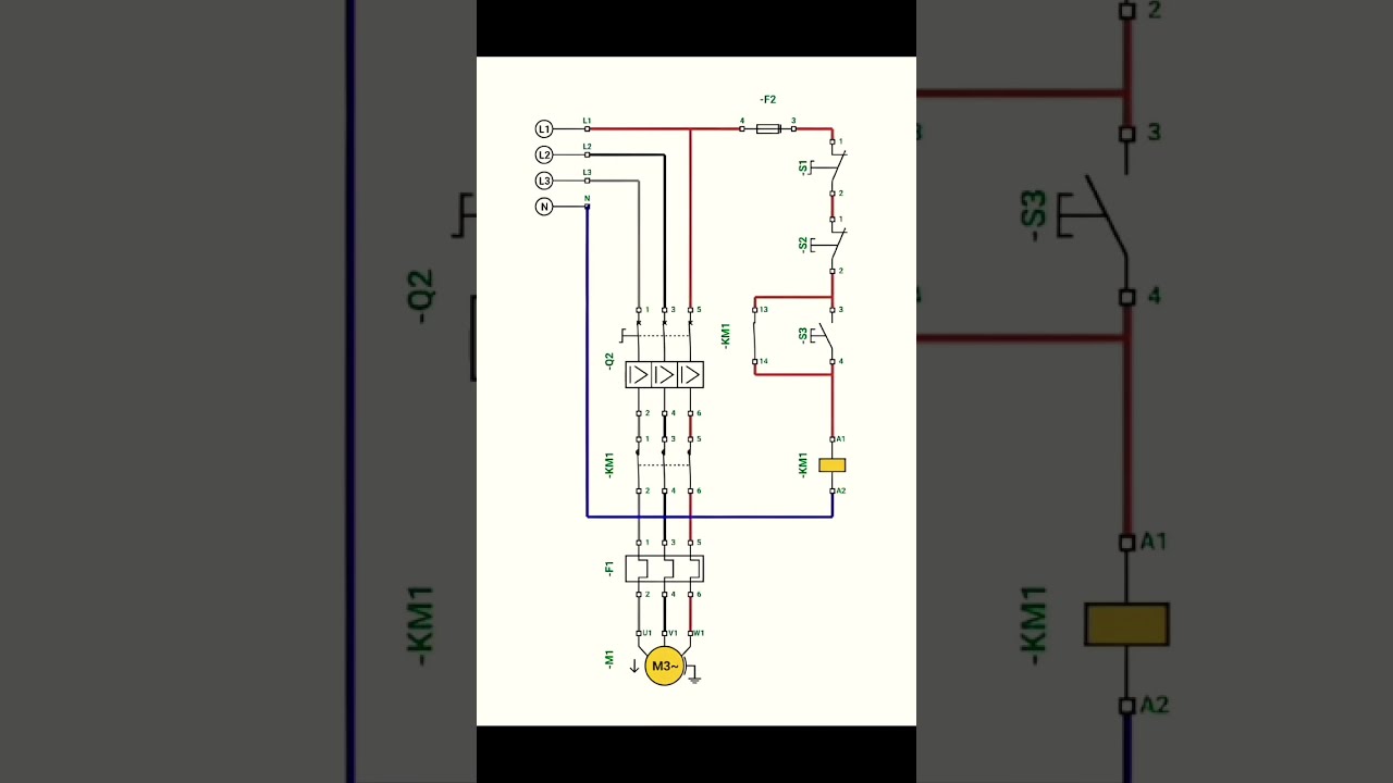 DOL Starter Wiring Diagram