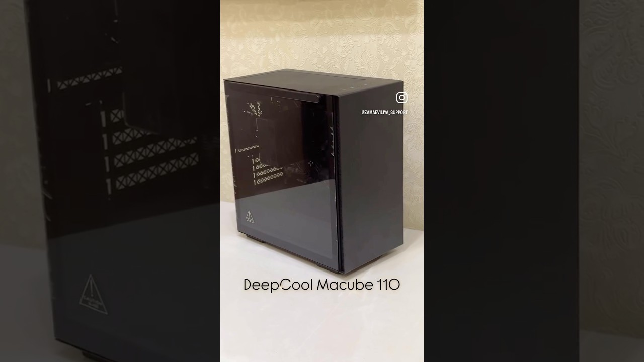 Сборка ПК в DeepCool Macube 110 - строгий дизайн и размещение более 2х HDD 