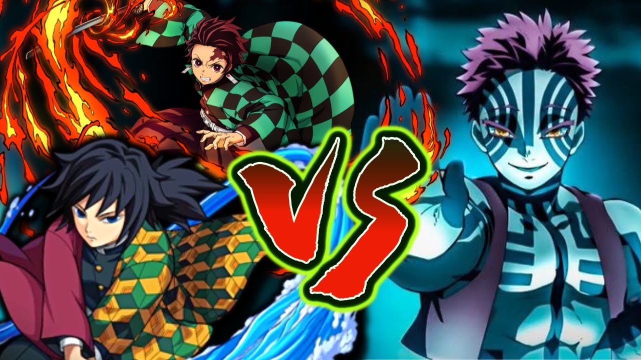 💥 Una revancha agridulce : AKAZA VS TANJIRO Y GIYU - YouTube