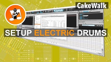 Hoe je je elektrische drumstel in Cakewalk van Bandlab instelt