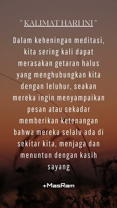 Getaran Kasat Mata #roh #leluhur #ilmuspiritual #spiritual #meditasi #kekuatanbatin #jawa