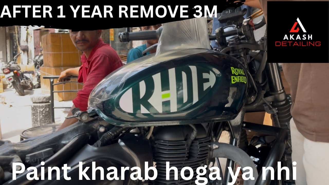After 1 year remove 3M lamination hunter 350 best ppf for  Karol Bagh New Delhi  no paint damage 