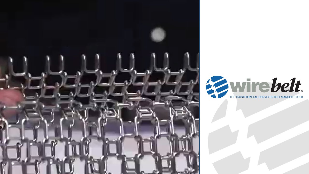 Compact-Grid® - Belt for conveyor - Wire Belt Company LTD - YouTube