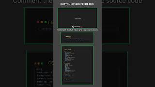 New Button Hover Effects Using HTML &amp; CSS | 2025 Trending UI! #mrcodding #shorts #coding #webdesign