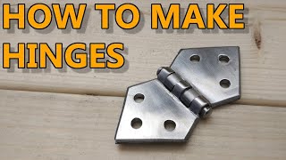 How to make hinges (with simple tools)