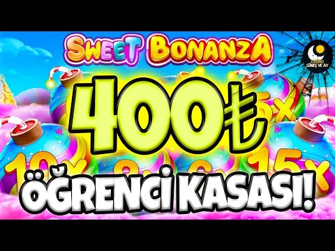 🍭 Sweet Bonanza 🍭400₺ Küçük Kasa ile Nasıl Oynanır? | Siz İstediniz Ben Anlattım! | Big Win!