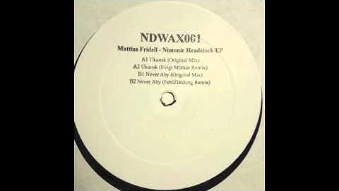 Mattias Fridell - Ukansk (Evigt Mörker Remix) [NDWAX001]