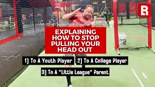 Stop Pulling Your Head Out During Your Swing - Explained 3 Different Ways