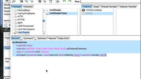 Tutorial: VisualWorks Core Libraries - Testing with SUnitToo