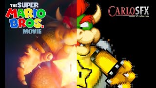 (Comparative) - Super Mario Bros Movie Trailer Pixel Version