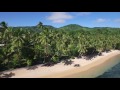 Beqa lagoon resort drone