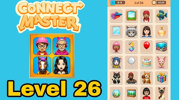 Connect master match puzzle level 26 solution walkthrough 