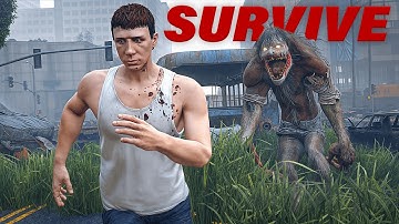 Surviving 100 Days in a HARDCORE Zombie Apocalypse in GTA 5
