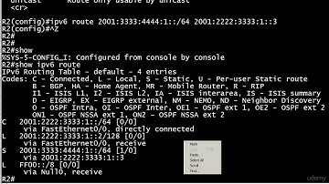 114 IPV6 14  Static Routes Recursive and Directly Connected