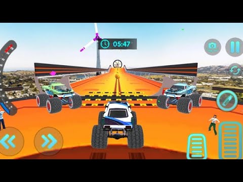 Conjunto de jogo Monster Jam Garagem com camião monstro, luzes e