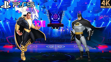 Multiversus Black Adam VS Batman Gameplay PS5 4K 60FPS