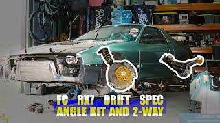 BIG RX7 upgrades, budget Angle Kit and a real Diff