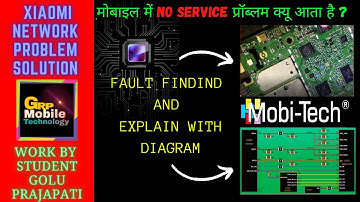 No service problem solution | redmi 6a network problem | fault finding with schematic diagram