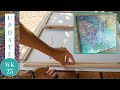 How to FRAME a large diamond painting - budget friendly solution