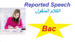 Reported Speech Bac 2021 