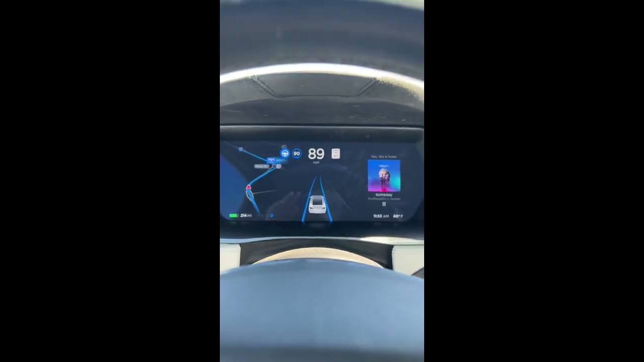 Tesla Autopilot Driving DOUBLE The Speed Limit 