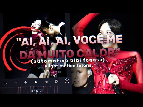 "ai, ai, ai, você me dá muito calor" tiktok trend tutorial || alight motion tutorial
